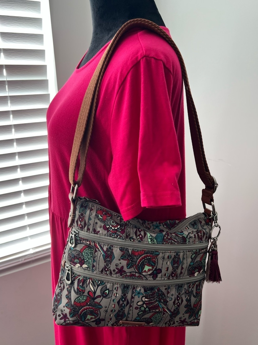 Sak Roots Artistic Patterned Crossbody Bag - Picture 2 of 13